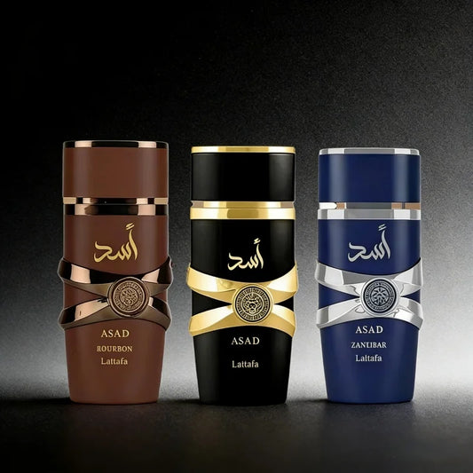 100ML Arabian Men'S Perfume Tonsilfa Asad, Fashionable Cologne, Large Capacity 100Ml. Long-Lasting Unisex Scent.